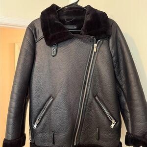 Zara Faux Leather Jacket